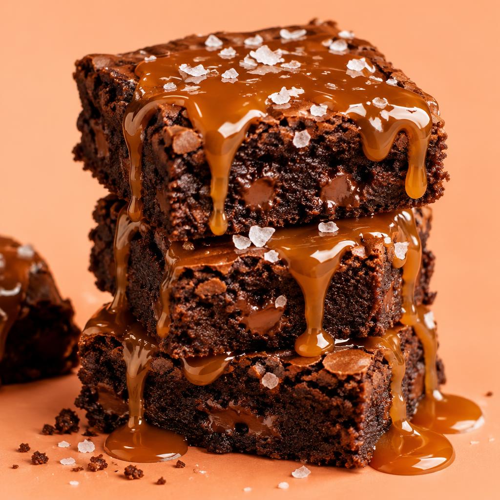 Salted Caramel Brownie Box